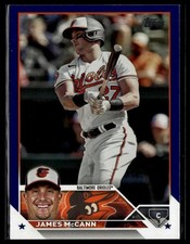 2023 Topps Update #US248 James McCann Royal Blue