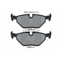 Textar BremsbeläGe Bremsbelegsatz Hinten FüR BMW 5Er Wiesmann MF3 Roadster