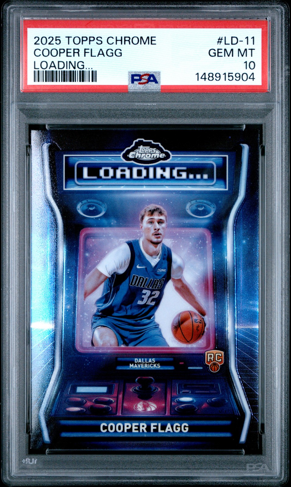 2025 TOPPS CHROME LOADING... #LD-11 COOPER FLAGG PSA 10