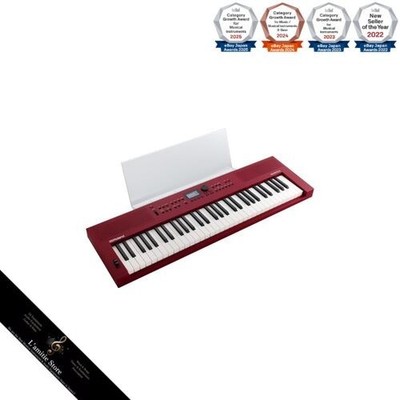 Roland GO:KEYS 3 Digital Keyboard Dunkelrot (GOKEYS3-RD) mit MRGKS3/5 Musik