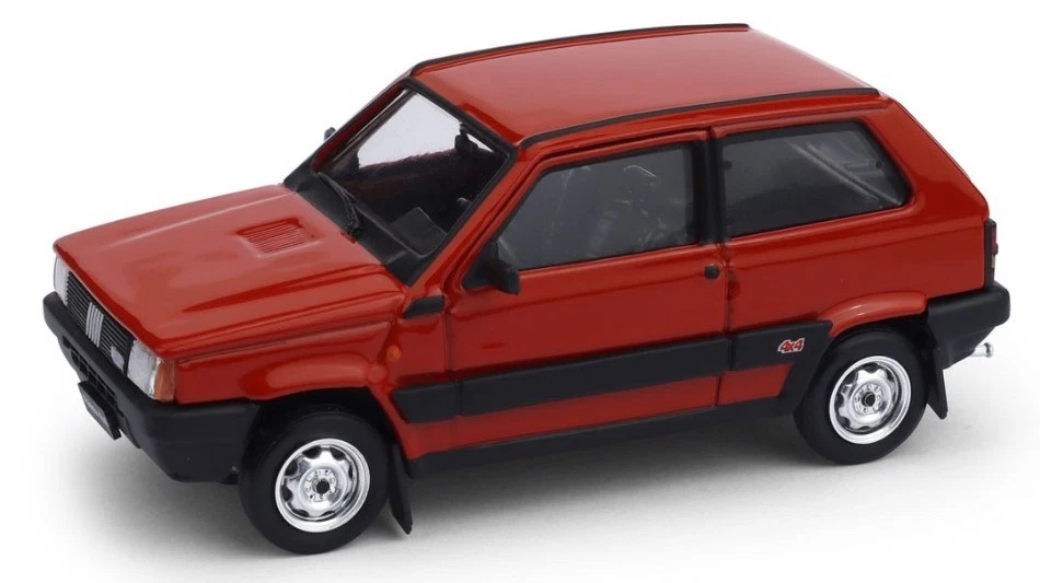 MODELLINO AUTO STATICO BRUMM FIAT PANDA 4X4 1986 ROSSO MODELLISMO SCALA 1:43 - Immagine 2 di 4