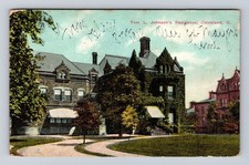 Cleveland OH-Ohio, Tom L Johnson's Residence, Antique, Vintage c1910 Postcard