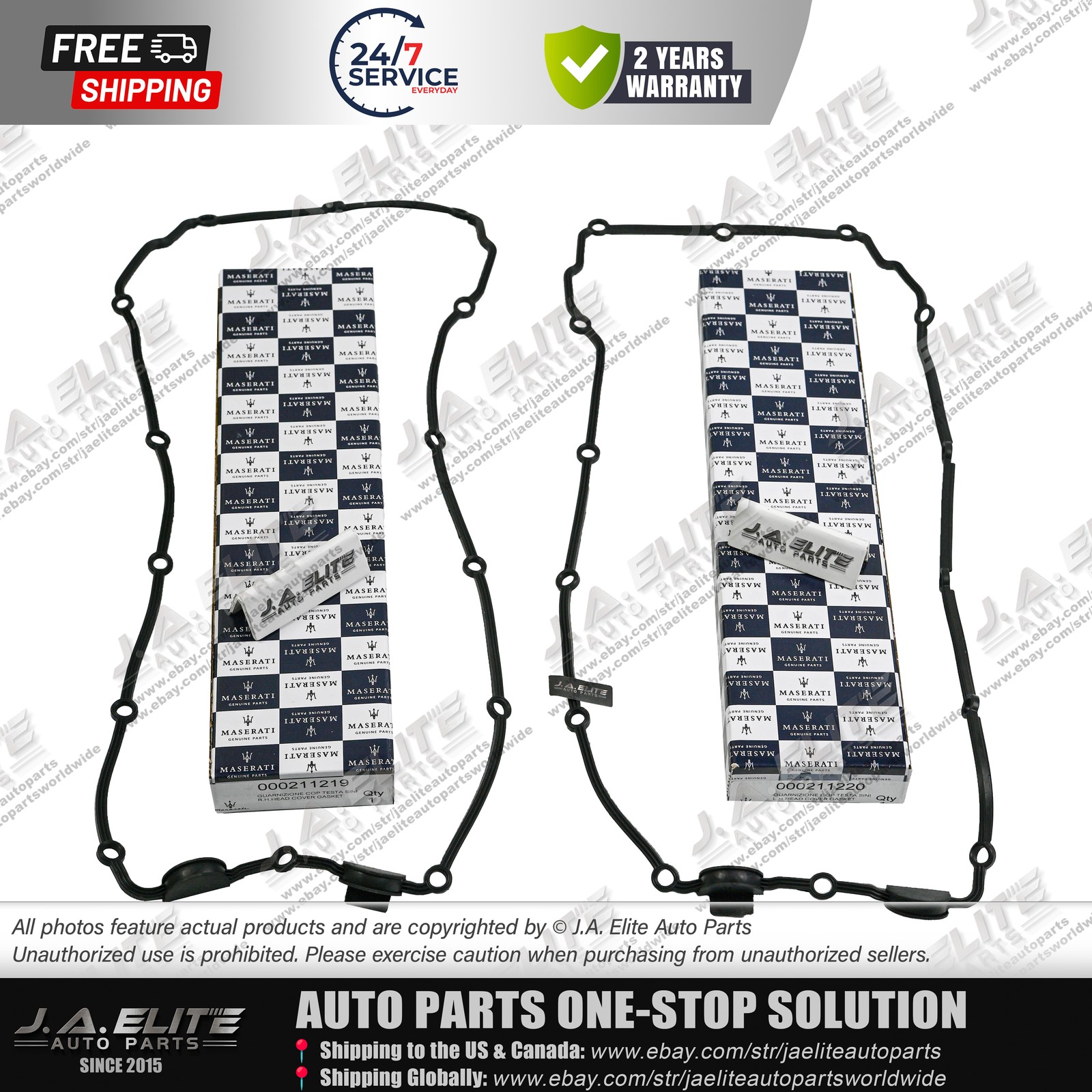 12pcs Genuine Valve Cover Gaske Kit fit Maserati Quattroporte GranCabrio GT