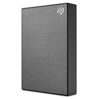 Seagate STKC5000601 One Touch 5TB External HHD Drive - Space Gray