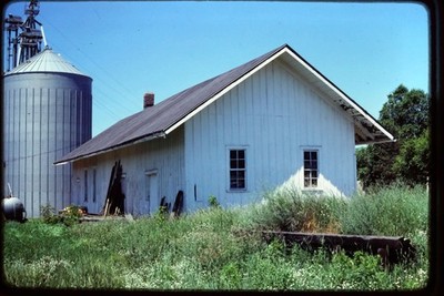 1979 ORIGINAL Dia (x4) - PM LAKEVIEW MI Depot RR Train Station Michigan