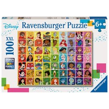 Ravensburger Disney Puzzle mehrere Charaktere 100 Teile XXL für Alter 6+