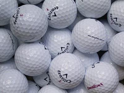 25 Golfbälle Callaway HEX Diablo AA/AAA Qualität Lakeballs gebrauchte Bälle