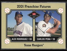 2001 Fleer Platinum #480 Alex Rodriguez / Carlos Pena