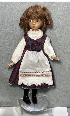 Dianna Effner Doll 14  School Girl Outfit Vintage Artist Doll Brown Hair