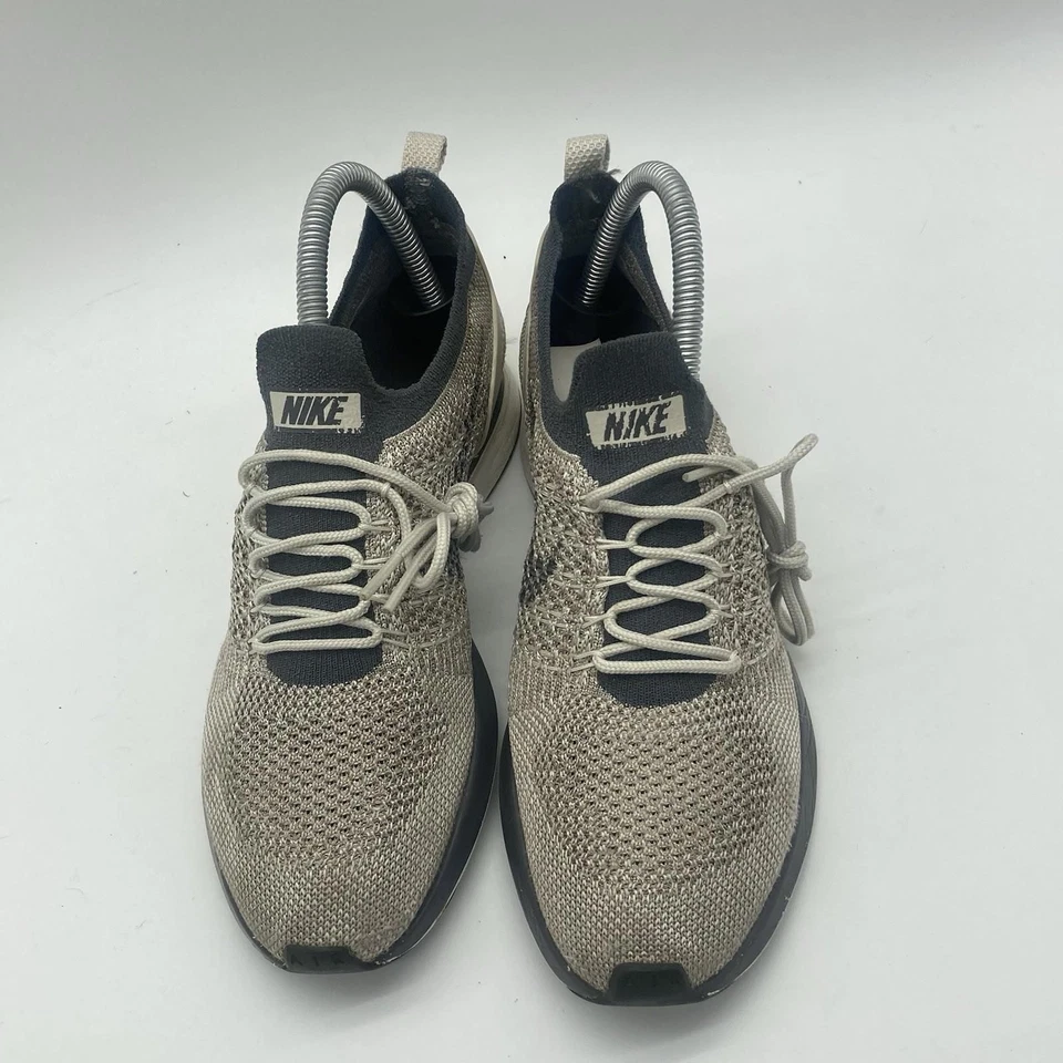Womens Size 7.5 Nike Air Zoom Mariah Flyknit Racer Pale Gray Running Sneakers - Image 3 of 4