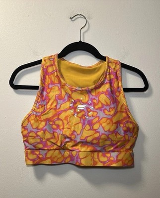 Fabletics Women s Trinity Pink/Orange High Impact Sports Bra Sz S
