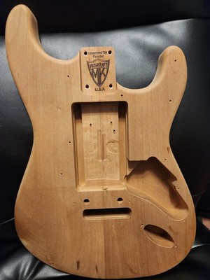 USA Musikraft Stratocaster Guitar Body Lightweight Roasted Alder