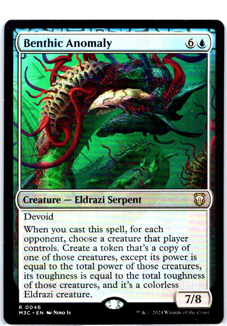 #46 Benthic Anomaly Commander: Modern Horizons 3 Rare