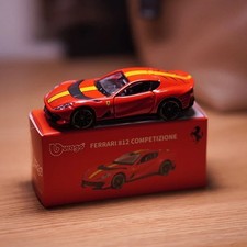 Bburago 1:64 Ferrari 812 Competizione Red Diecast Model Car