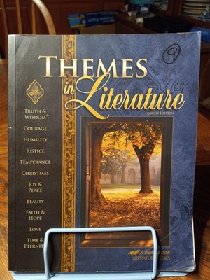 A Beka Book Homeschool 9th Grade Themes in Literature Student Reading Book VGood