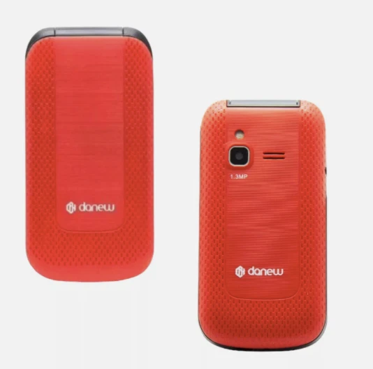 Mobile clapet Danew K40 Rouge - Photo 4/4