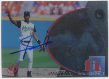 1997 Upper Deck UD3 Future Impact Edgar Renteria #43 Auto Signed IP Autograph 