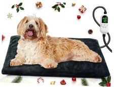 Outdoor Pet Heating Pad 18x28 Inch, Safe Heated Pad for Dogs and Cats Large