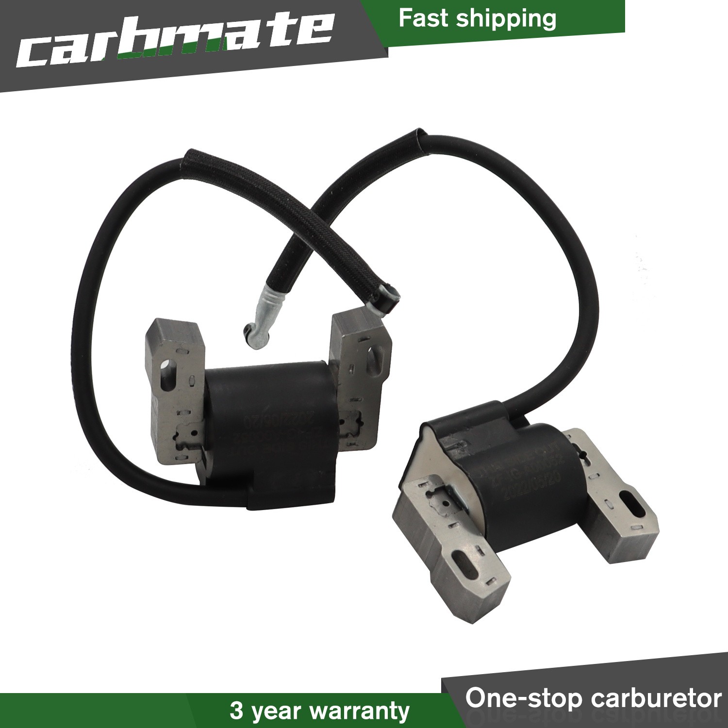 2x Ignition Coil For Briggs & Stratton Intek V-Twin 18-22HP Engine 799651 691060