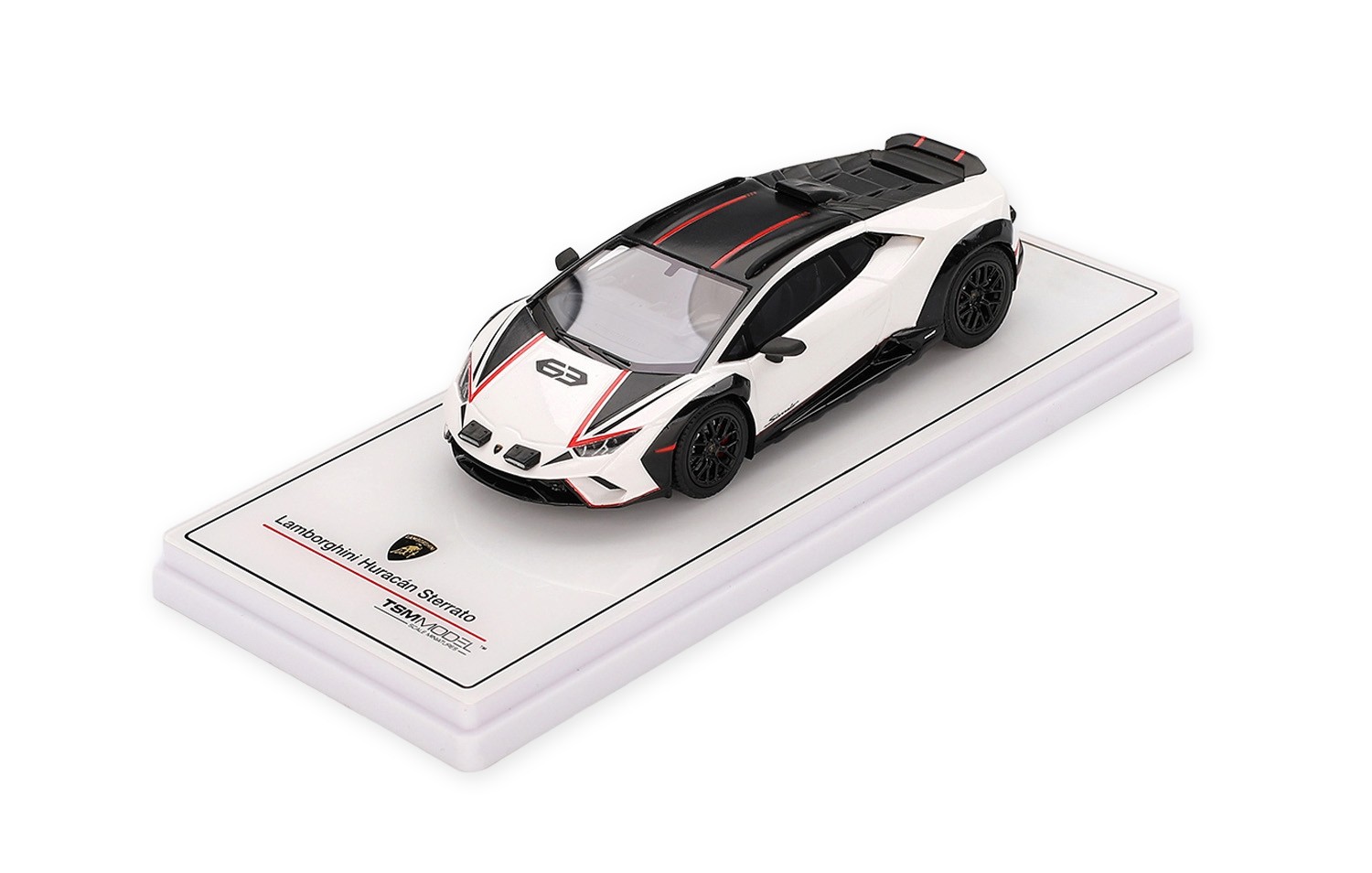 TSM Model 1/43 LAMBORGHINI HURACAN STERRATO BIANCO ASOPO - TSM430835