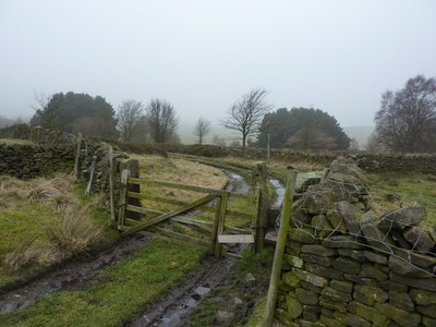 Foto A2 Nicht viel Aussicht heute Horwich Ende bei ca. 300 met c2011