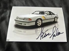 STEVE SALEEN Signed 4x6 Photo FORD MUSTANG AUTOGRAPH 1K