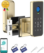 Door Lock   5-In-1 Biometric Smart Lock with Keypad, App Control, Key, Auto-Lock