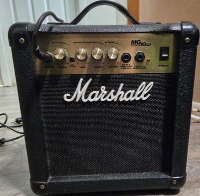 Marshall MG10CD Combo Solid State Guitar Amplifier 10W 2-Channel Practice Amp