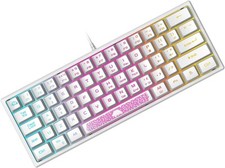 ZIYOU LANG K61 60% Percent Gaming Keyboard, Compact RGB Chroma Backlit STK61-Wi