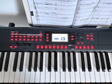 Korg I3 61-Key Music Workstation Matte Black Excellent Condition +  Box & Stand 
