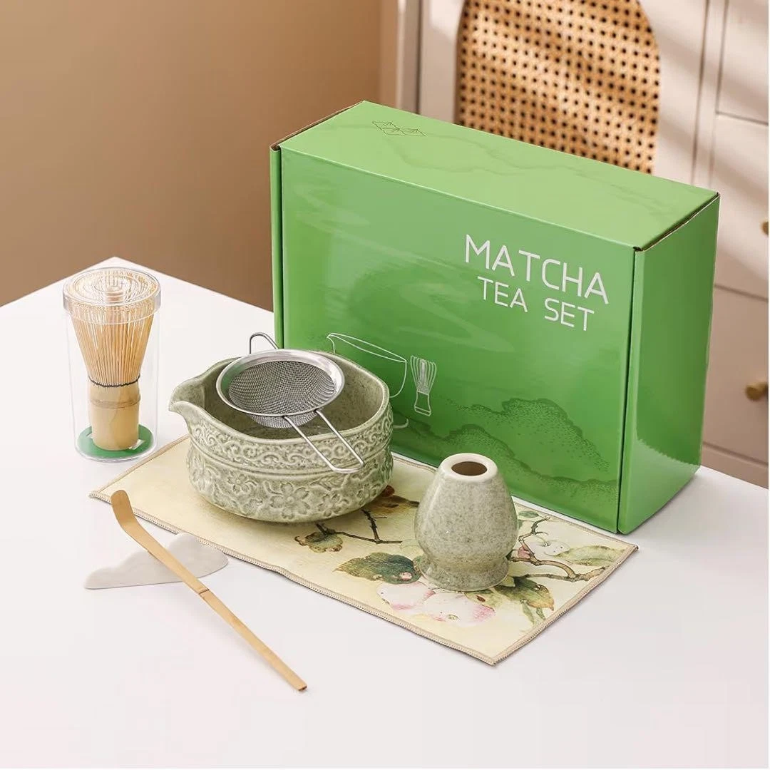 Japanese Matcha Tea Set 7pc Beginner Ceremonial Accessories Kit