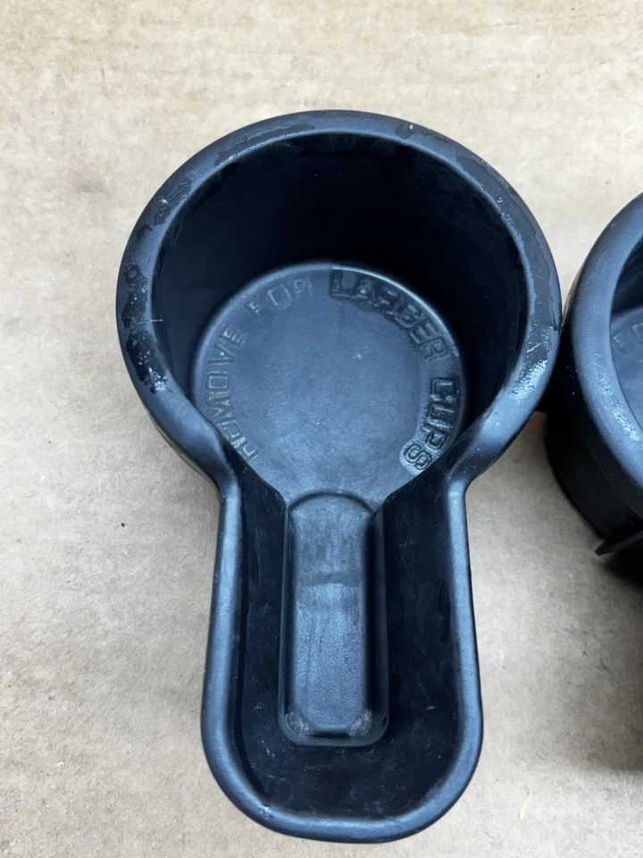 2000-2004 Nissan Xterra Frontier Cup Holder Insert Rubber 2003 2002 2001 Pair #2 - Image 2 of 4