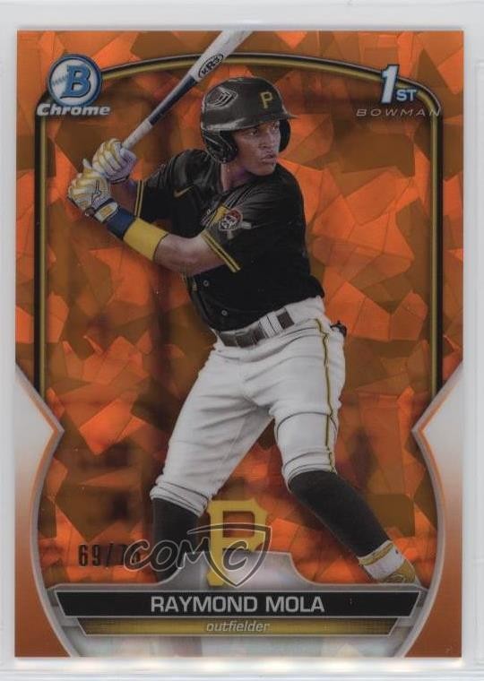 2023 Bowman Chrome Sapphire Edition Prospects Orange /75 Raymond Mola #BCP-198