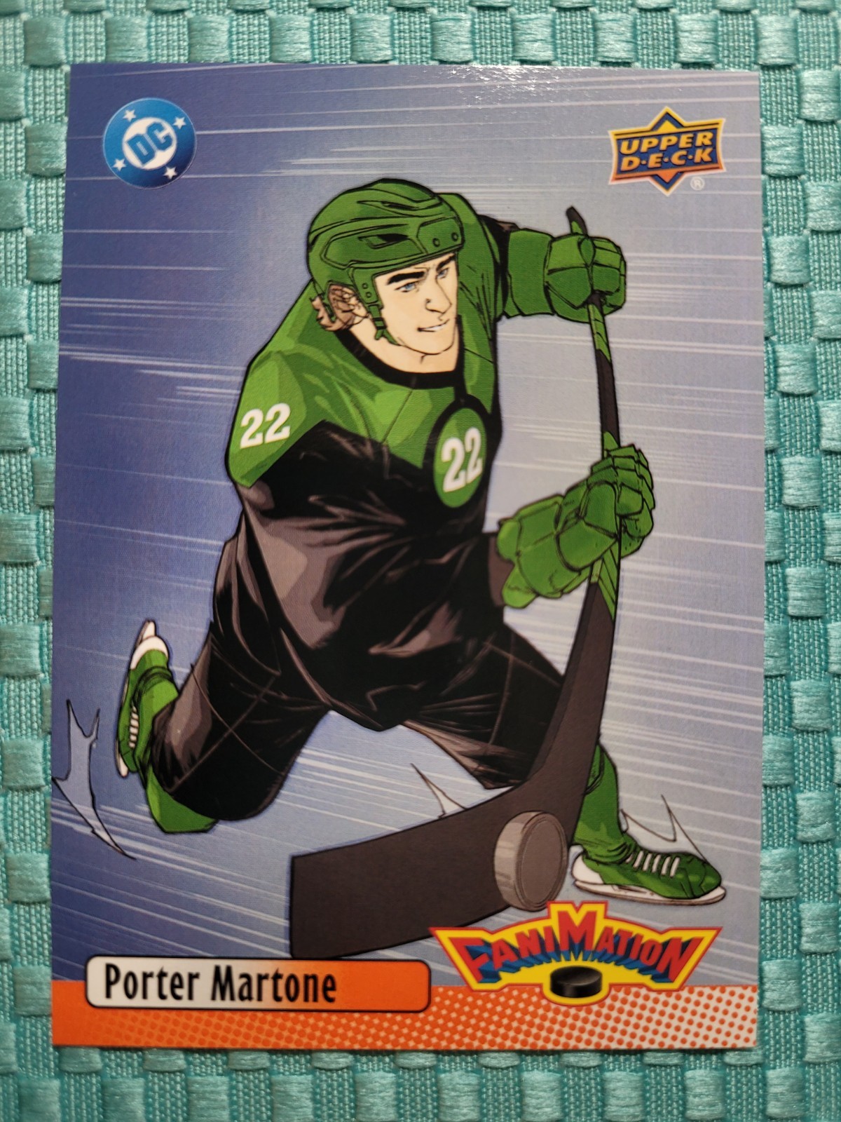 2025 Upper Deck WB DC Hockey Fanimation Crossover Porter Martone PRC #FN-3