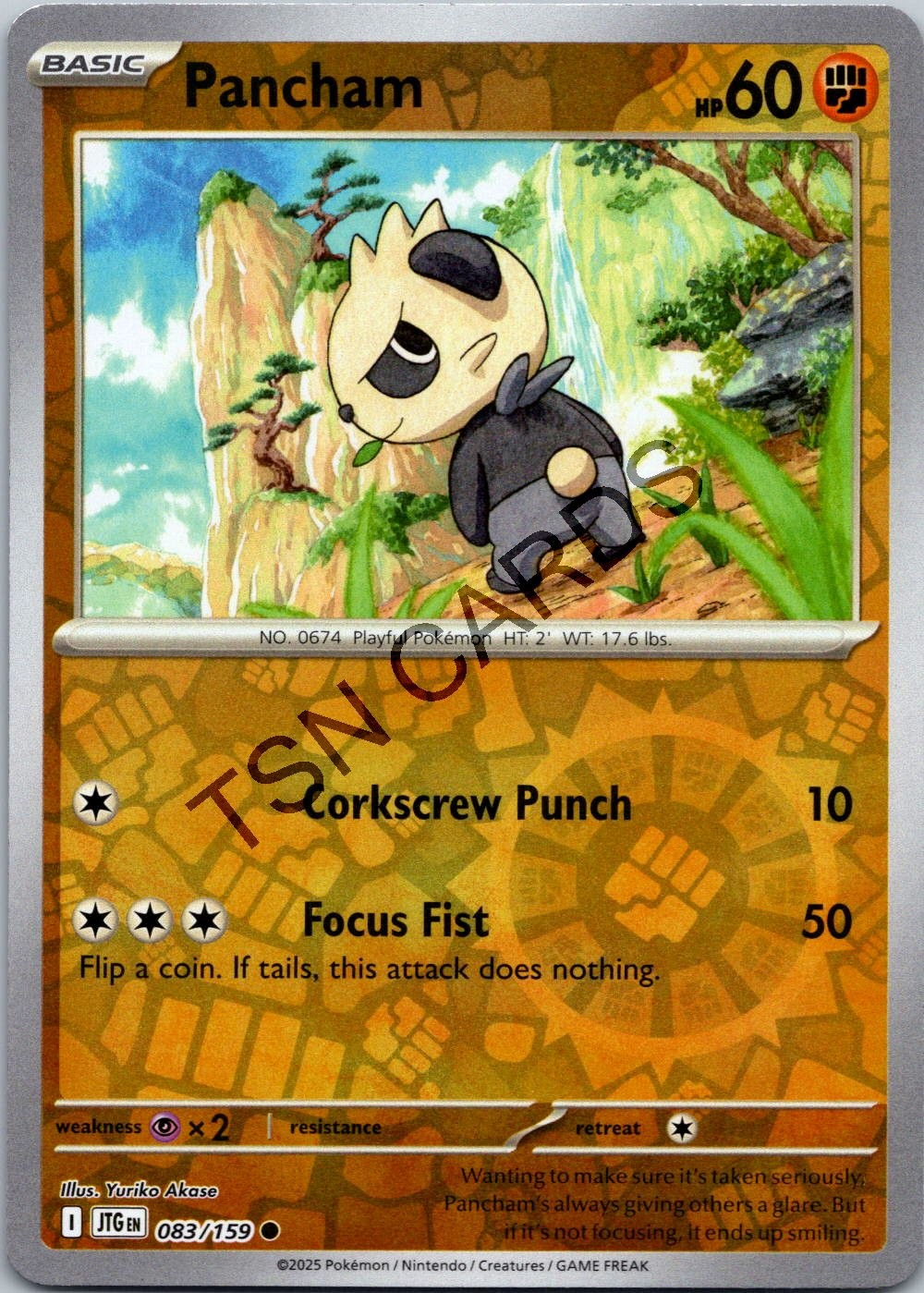 Pancham Common Reverse Holo SV09: Journey Together 083/159 NM