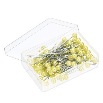 1 Set Pearlized Sewing Pins Ball Head Needle Straight Quilting Pin Golden