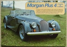 MORGAN PLUS 4 2 & 4 SEATER Car Sales Specification Leaflet 1985 #CG/1216/3.85/C