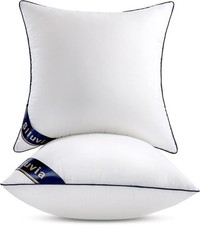 18"x18" Pillow Inserts Set of 2 Decorative Square Throw 18" Pillows W/ 100 