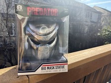 CultureFly Predator Bio Mask Statue, Featuring Light Up Base