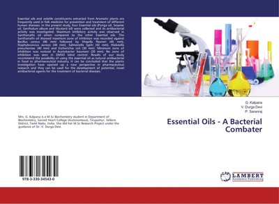 G. Kalpana (u. a.) | Essential Oils - A Bacterial Combater | Taschenbuch (2017)