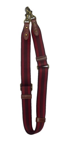 Coach Gitarre dicker Umhängetasche Gurt braun rot Handtasche Gurt Ersatz - Bild 2 von 4