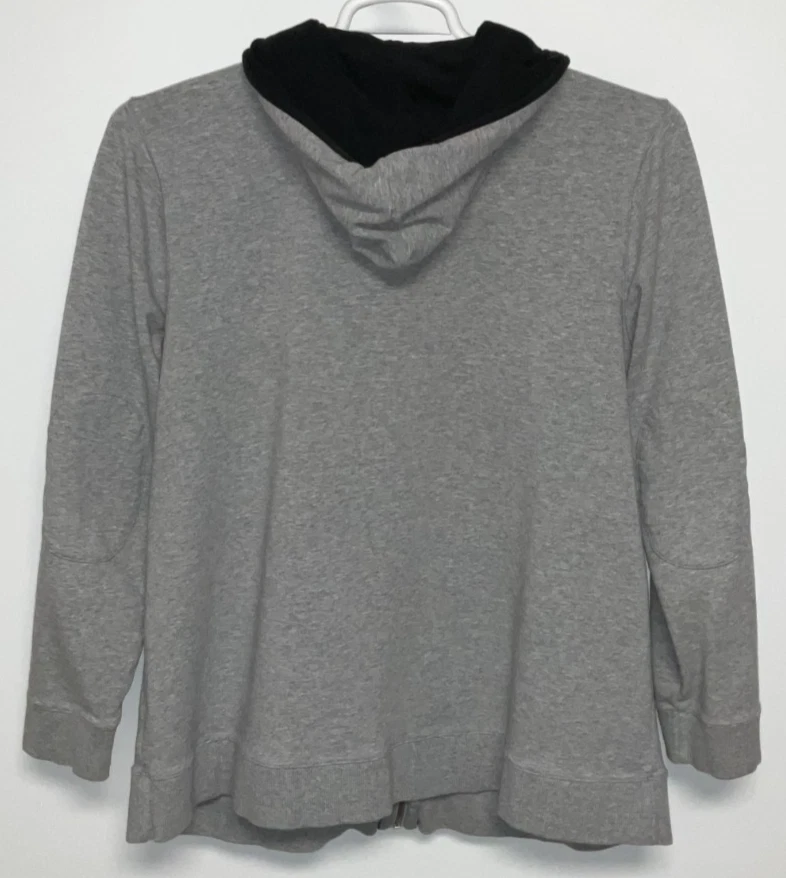 Liz Claiborne Full Zipp Hoodie Women's 1X Gray - Image 2 of 4