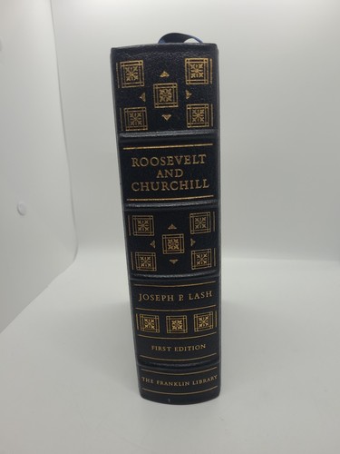 Roosevelt and Churchill By Joseph Lash Limited First Edition Franklin Library - Picture 2 of 6