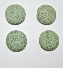 Lava (Seafoam green) 27mm Coin Pendants(4 Pendants)