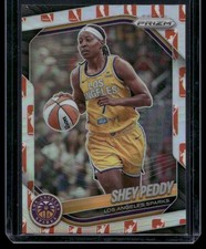2025 Panini Prizm WNBA #136 Shey Peddy WNBA Logo Prizms