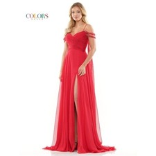 NEW Red flowy prom dress size 14