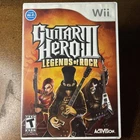 Guitar Hero 3 III Legends Of Rock (Nintendo Wii, 2006) CIB Complete & Tested