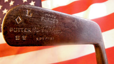 Ladies Pre 1925 R M Wilson 22 Special L Hickory Shaft Golf Putter