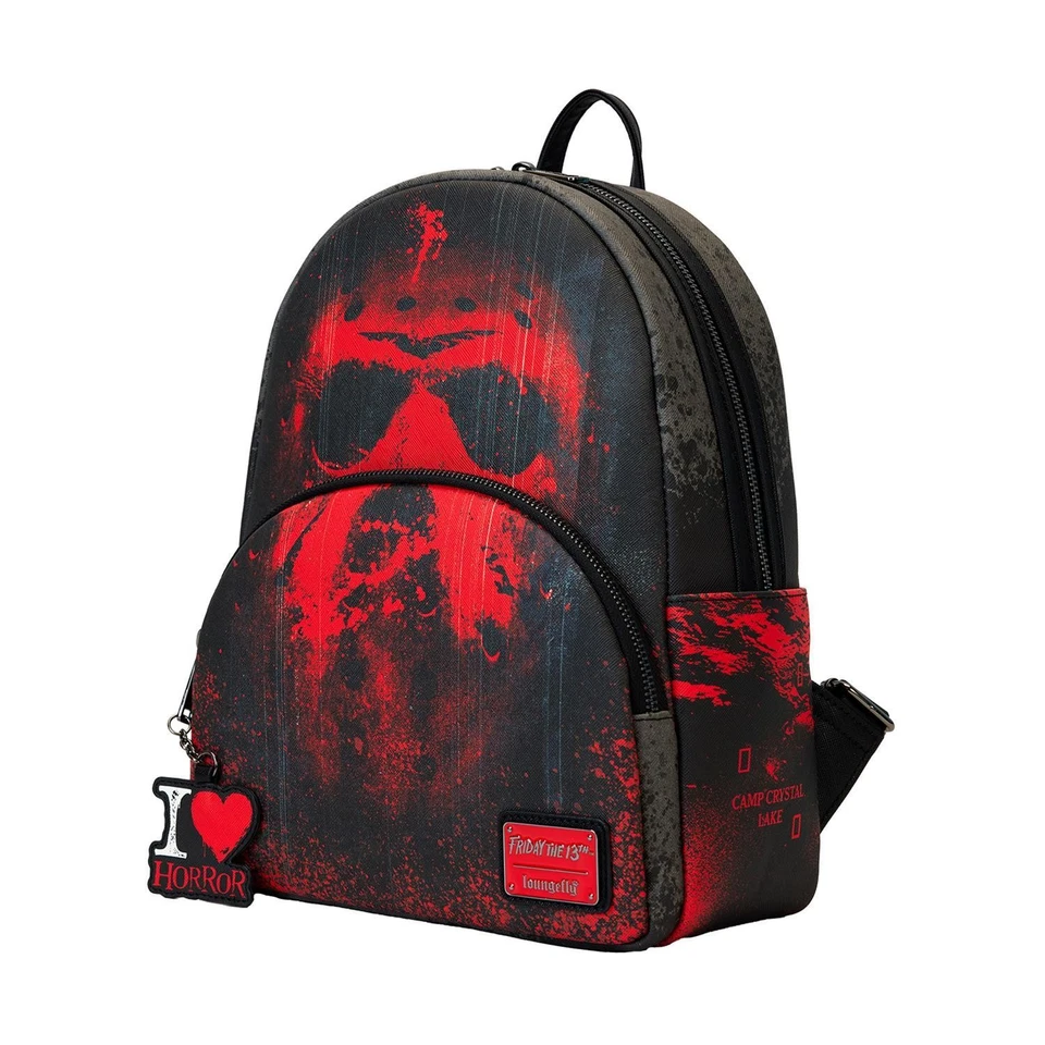 Loungefly Warner - Brothers Friday the 13th - I Heart Horror - Mini Backpack - - Bild 3 von 3