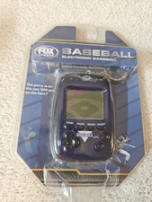 BASEBALL KEYCHAIN GAME ELECTRONIC HANDHELD EXCALIBUR FOX SPORTS LCD TOY 2009